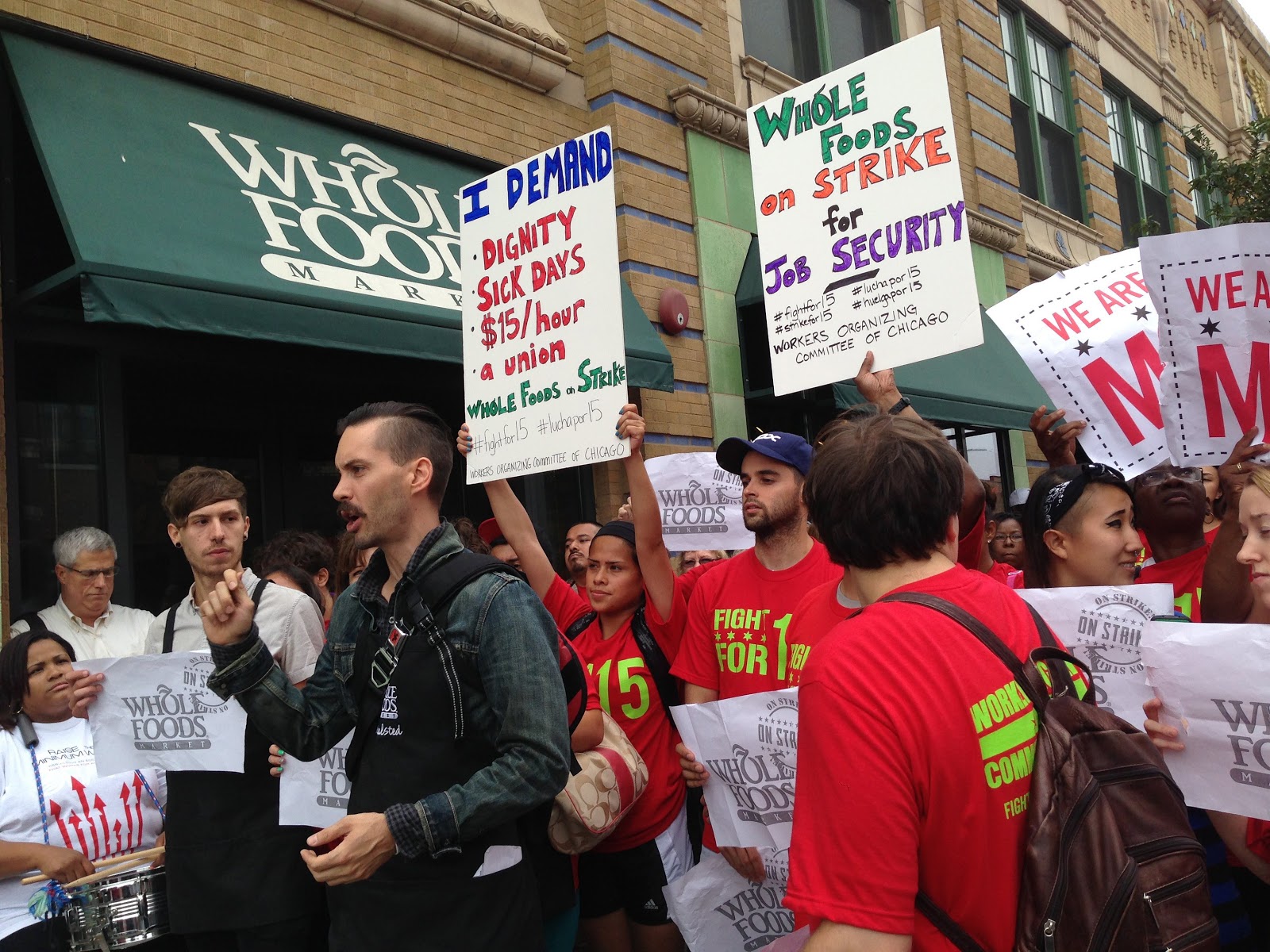 Fight for 15, Chicago, Whole Foods