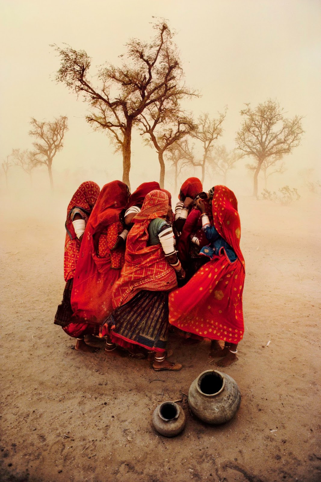 India, dust storm, 1983, McCurry