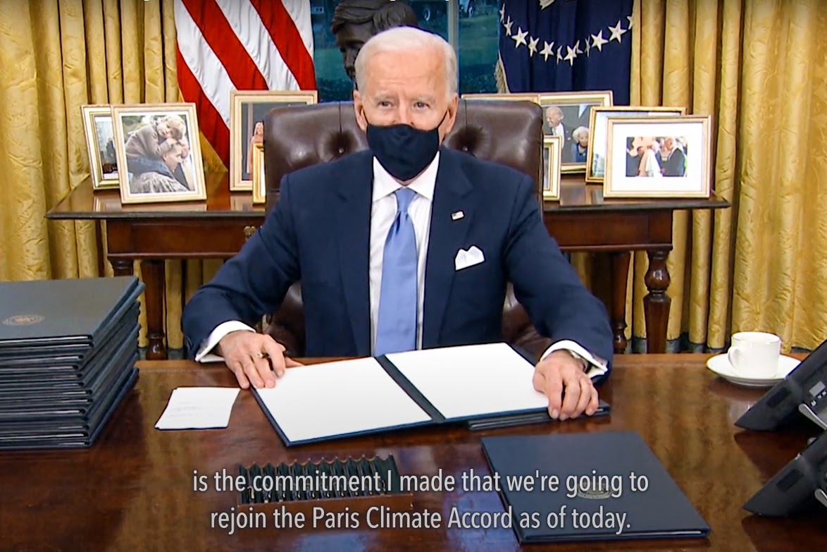  Joe Biden, Paris Climate Accord