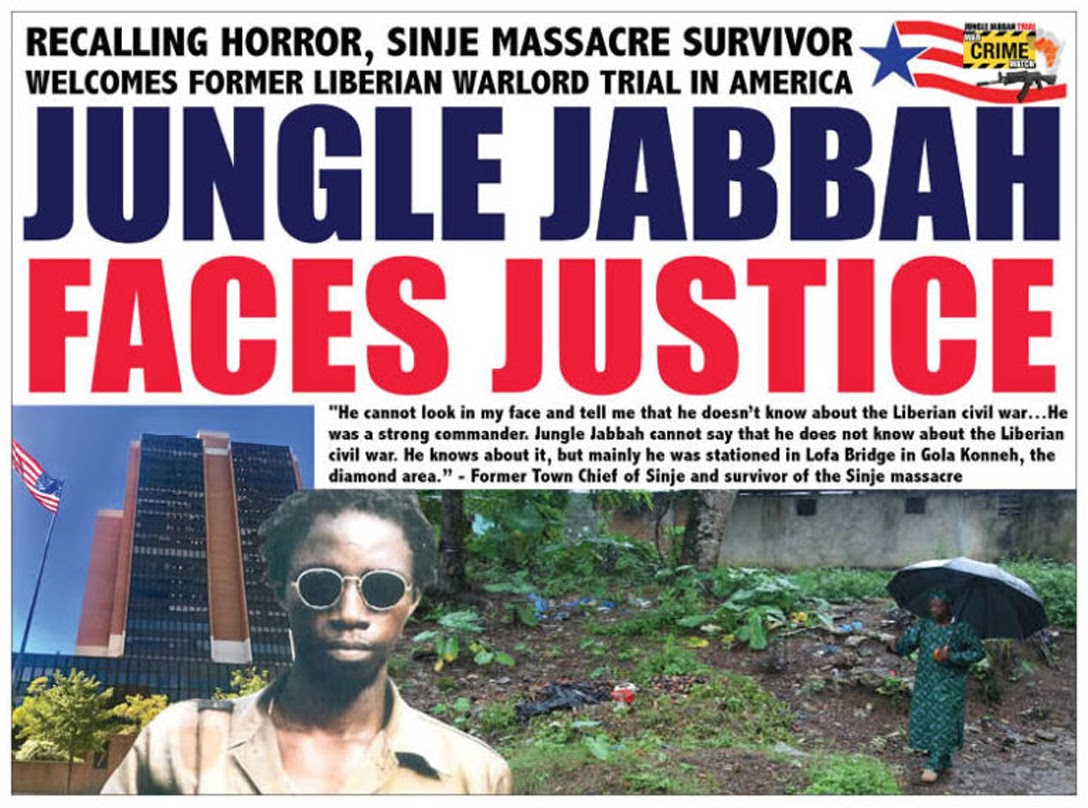 Liberian newspaper announces Jungla Jabbah’s court case