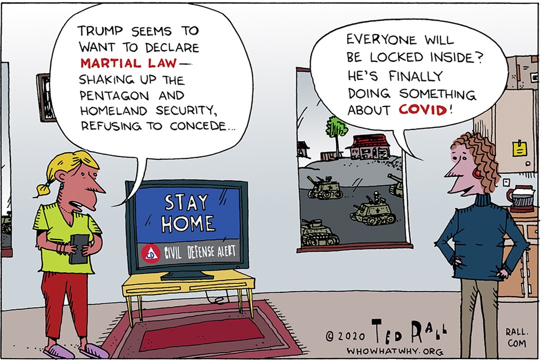 Donald Trump, Martial Law, COVID-19
