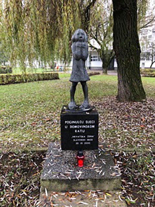 memorial, children killed, Croatia