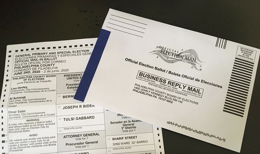 mail-in ballot, Philadelphia
