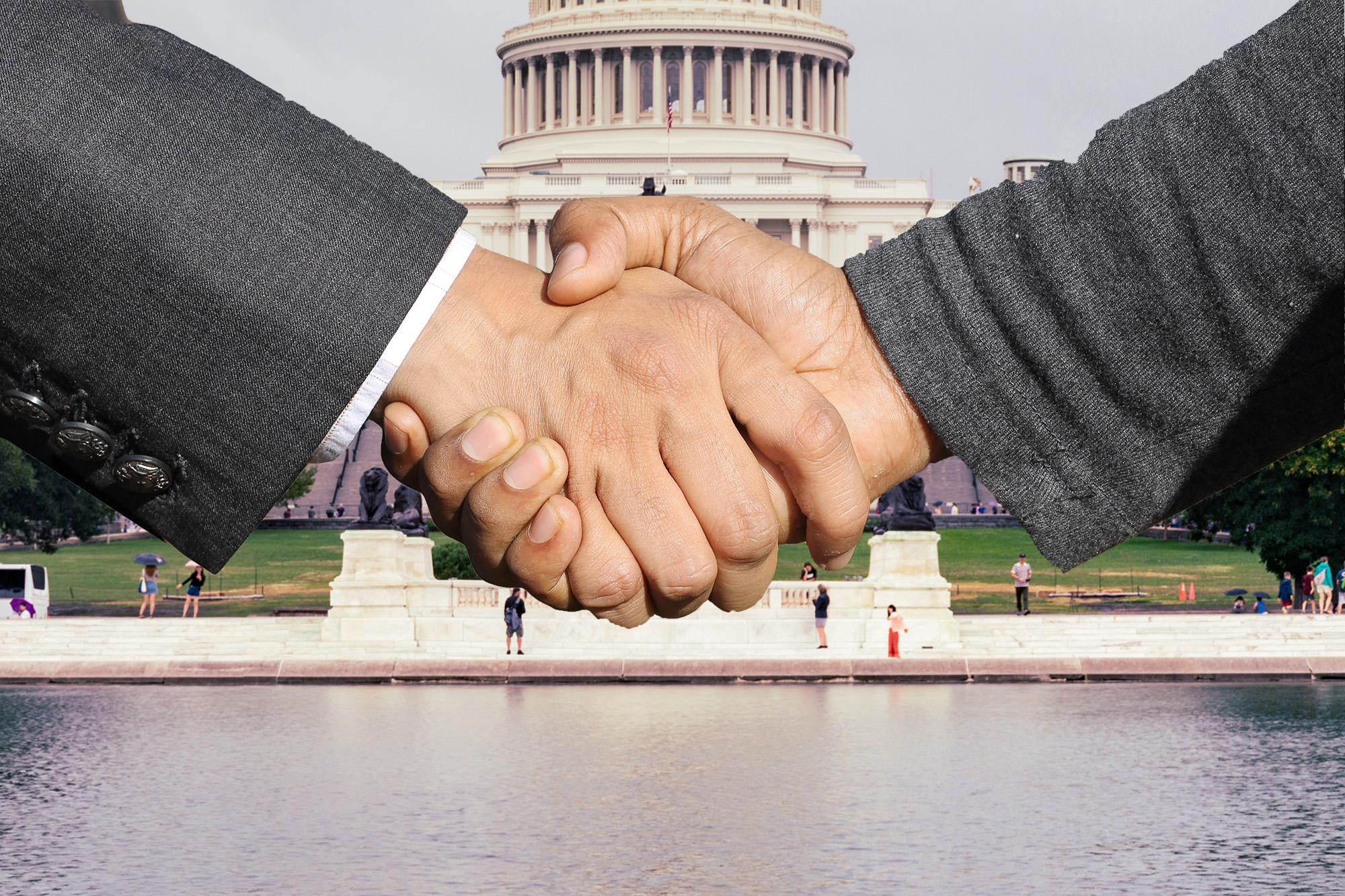 handshake, us capitol