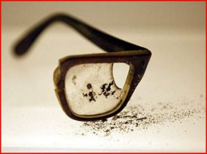 of Salvador Allende’s eyeglasses. Museo Historico Nacional, Santiago, Chile