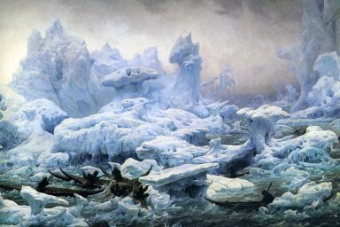 Greenlanders Hunting Walruses, François-Auguste Biard