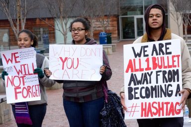 Shooting of Michael Brown, protest