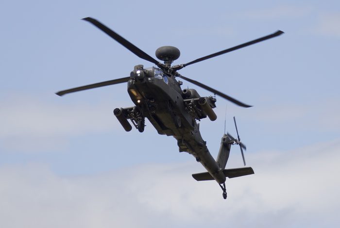 It's a Bird, It's a Plane, It's a US Apache Helicopter Giving Cover to ...