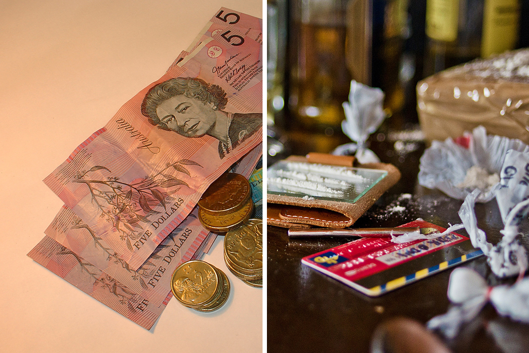 Australian Bank Notes, Drug Trade