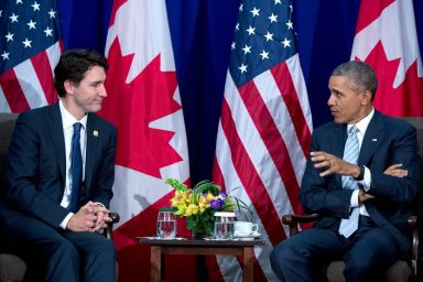 Barack Obama, Justin Trudeau