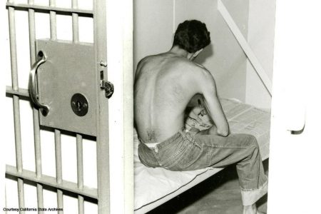 Sirhan Sirhan in his jail cell, August 1968 Photo credit: California State Archives 
