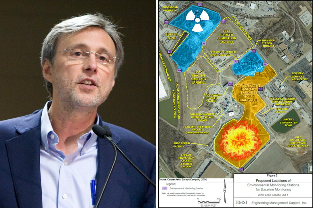 Thom Hartmann, Westlake Landfill