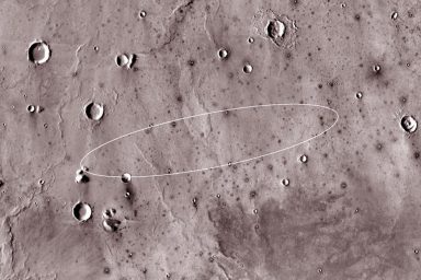 Proposed landing site InSight mission to Mars.