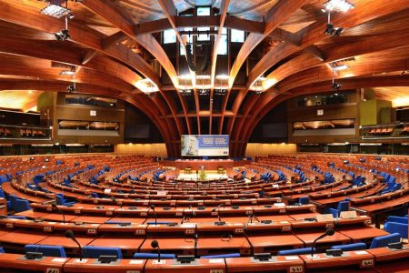 Plenary chamber of the Council of Europe