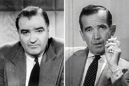 Senator Joseph McCarthy, Edward R Murrow
