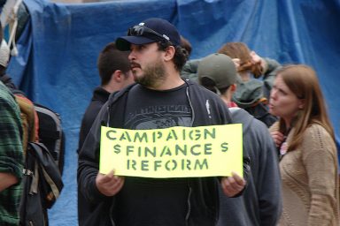 Protesting Campaign Finance