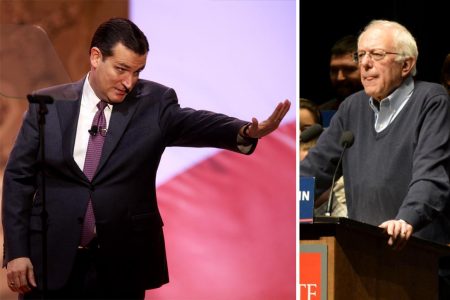 Ted Cruz, Bernie Sanders