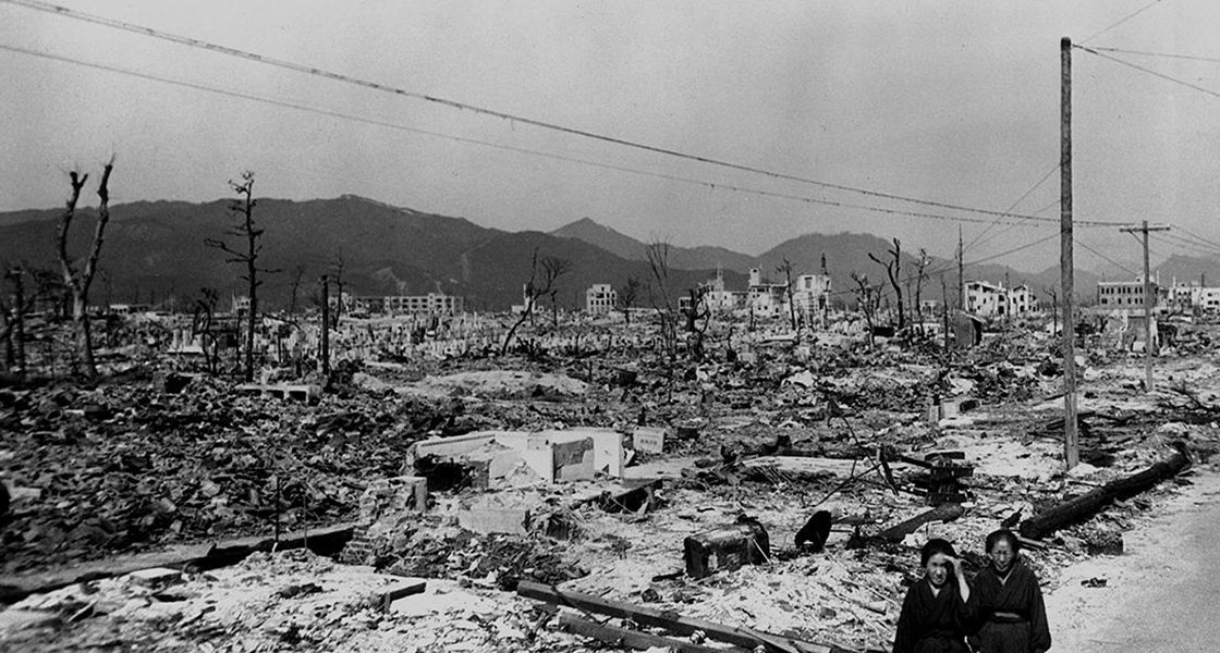 Hiroshima after atomic blast