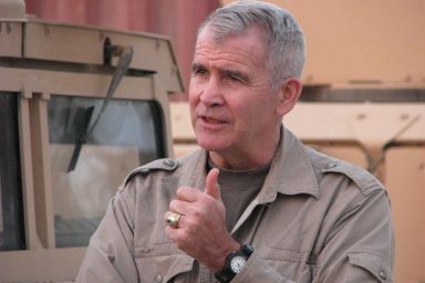 Oliver North interview in Kalsu Iraq