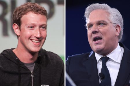 Mark Zuckerberg and Glenn Beck