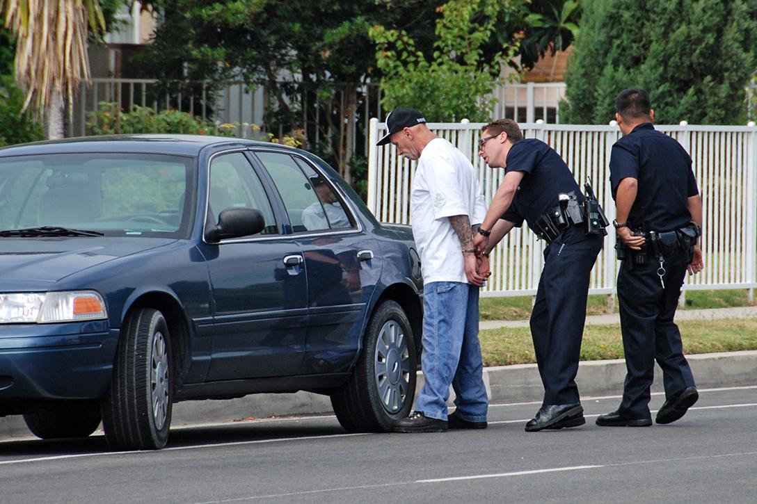 Man under arrest