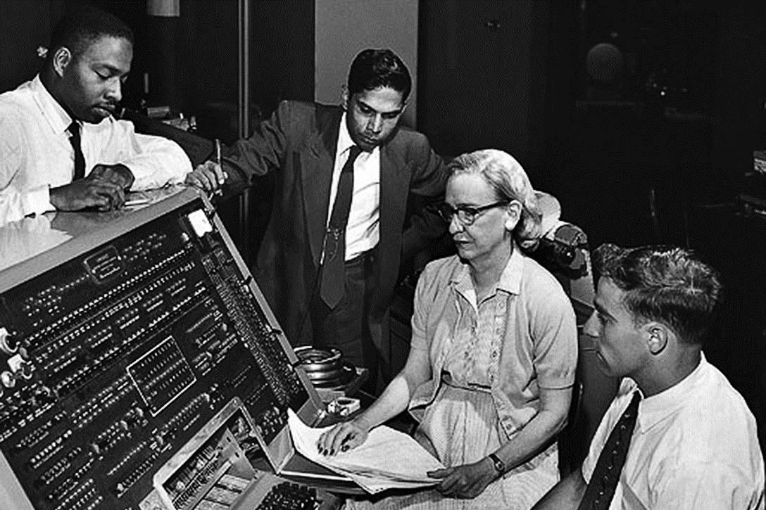 Grace Hopper at the Univac I