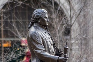 Statue, Moses Cleaveland, Cleveland, Public Square