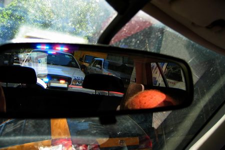 Police in Rearview Mirror