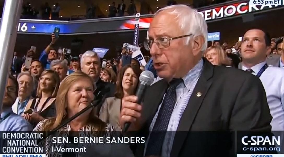 Bernie Sanders, DNC, 2016