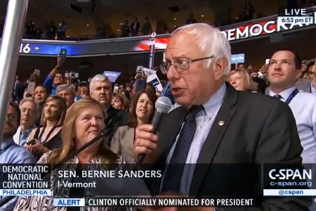 Bernie Sanders, DNC, 2016