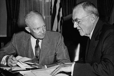 President Eisenhower and John Foster Dulles