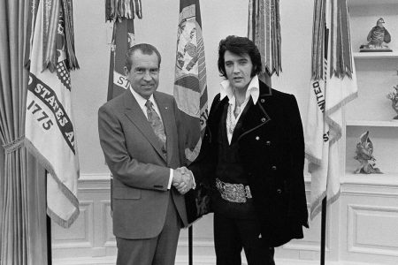 President Richard Nixon and Elvis Presley