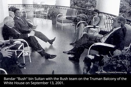 Bandar bin Sultan, George Bush, White House
