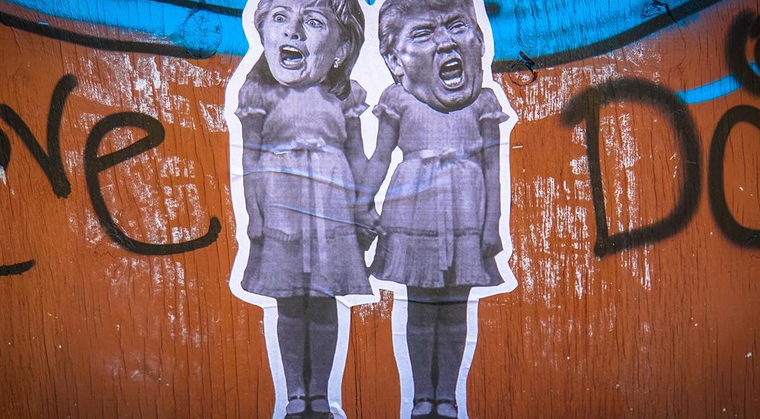 Hillary Clinton, Donald Trump, Wall Art