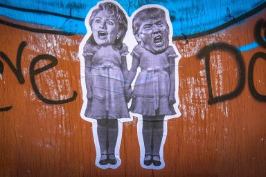 Hillary Clinton, Donald Trump, Wall Art