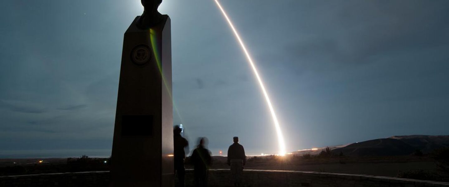 ICBM test launch