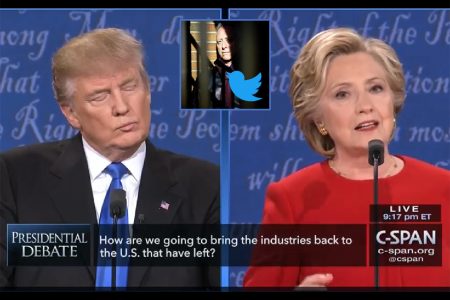 Donald Trump, Hillary Clinton, debate