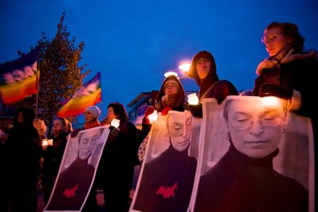 Anna Politkovskaya, Demonstration