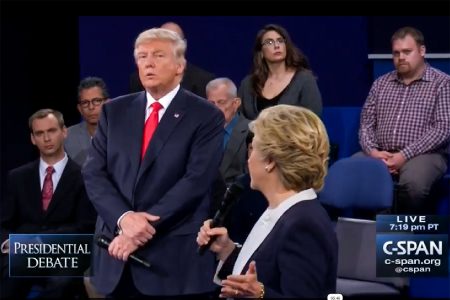 Donald Trump, Hillary Clinton, second debate