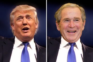 Donald Trump, George Bush