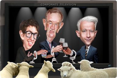 Rachel Maddow, Bill O'Reilly, Anderson Cooper