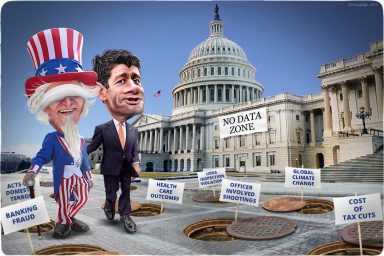 Uncle Sam, Paul Ryan, Capitol, data