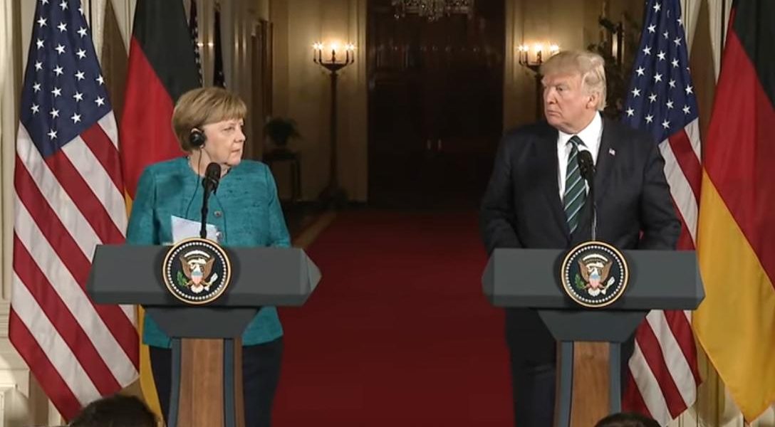 AngelaMerkel, Donald Trump, NATO