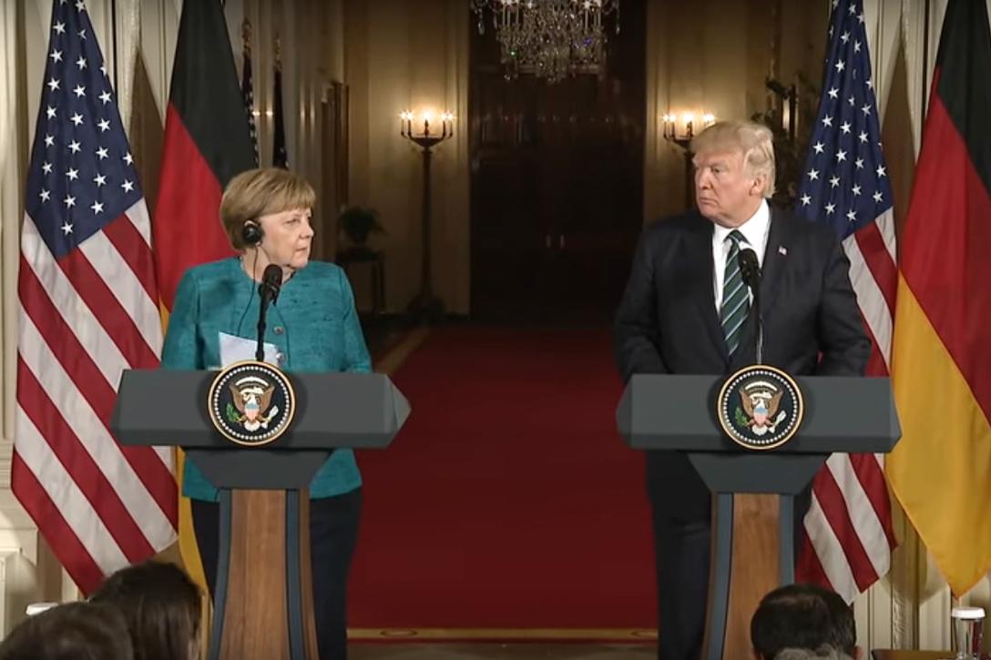 AngelaMerkel, Donald Trump, NATO