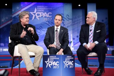 Steve Bannon, Reince Priebus, Matt Schlapp