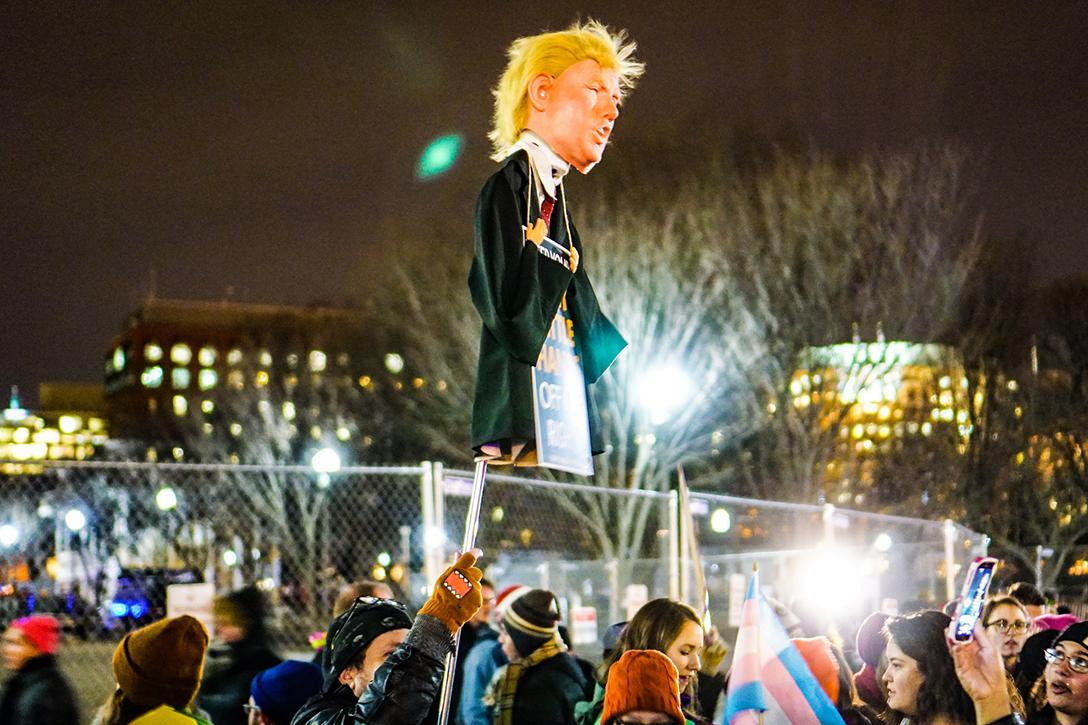 Donald Trump, protest