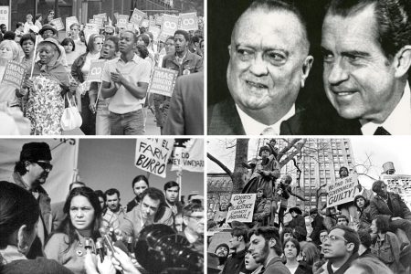 Civil rights, farm workers, protest, Nixon, J. Edgar Hoover
