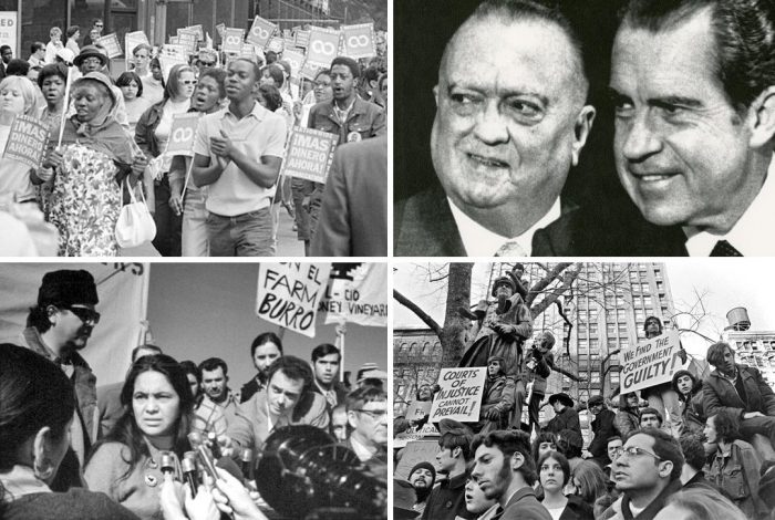 Civil rights, farm workers, protest, Nixon, J. Edgar Hoover