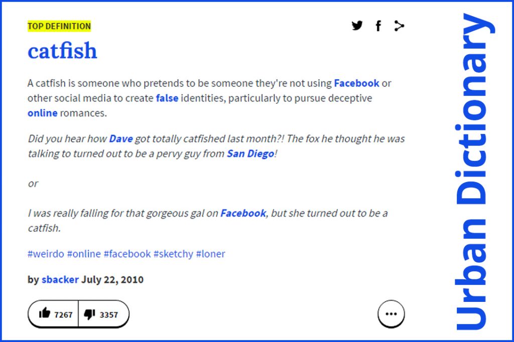 Catfish, Urban Dictionary