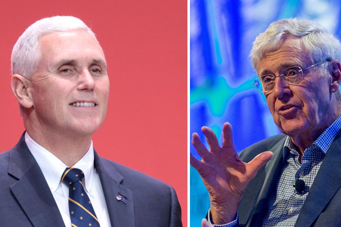 Mike Pence, Charles Koch